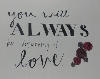 Love quote wall art | Etsy