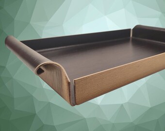 XXL Design-Tablett (Schwarz lackiert)