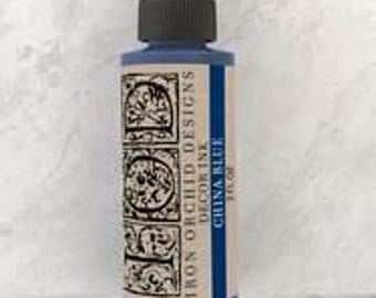 China Blue Permanent Ink by Iron Orchid Designs- 2oz