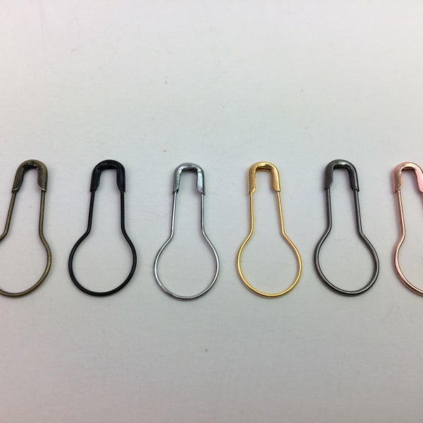 Bulb Pin Style Safety Pins ~ 20 pieces