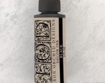 Black Permanent Ink by Iron Orchid Designs -2oz