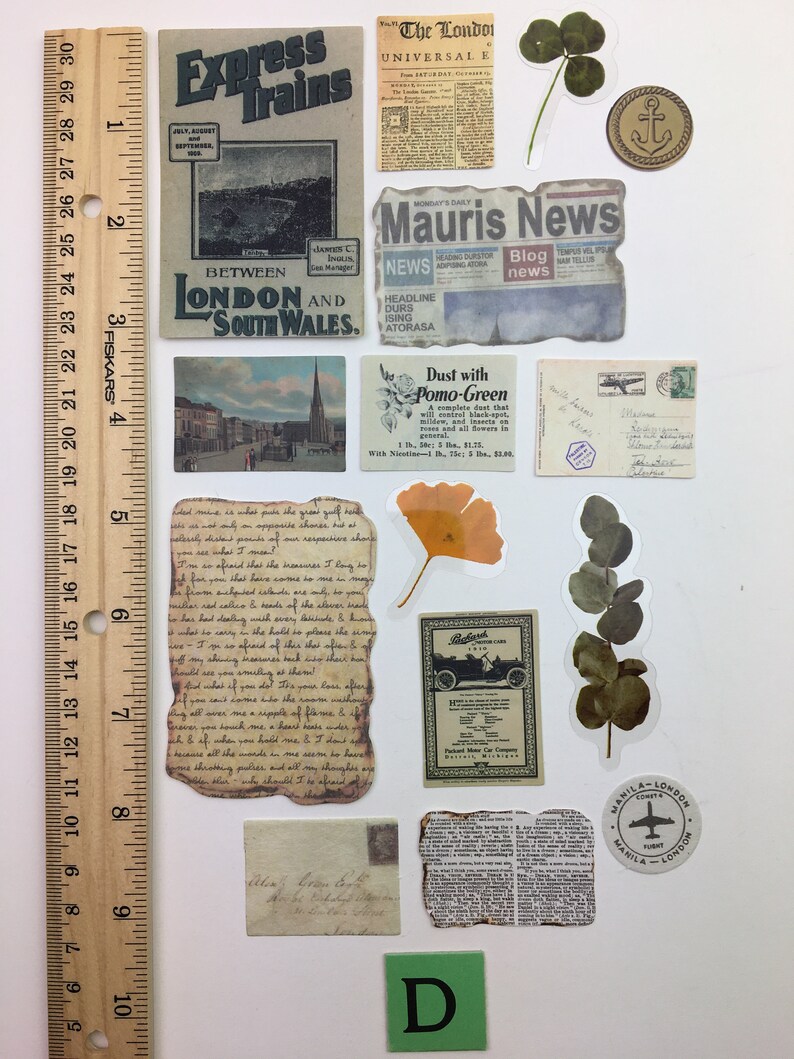 Vintage Style Embellishment Kit's 2 Etsy