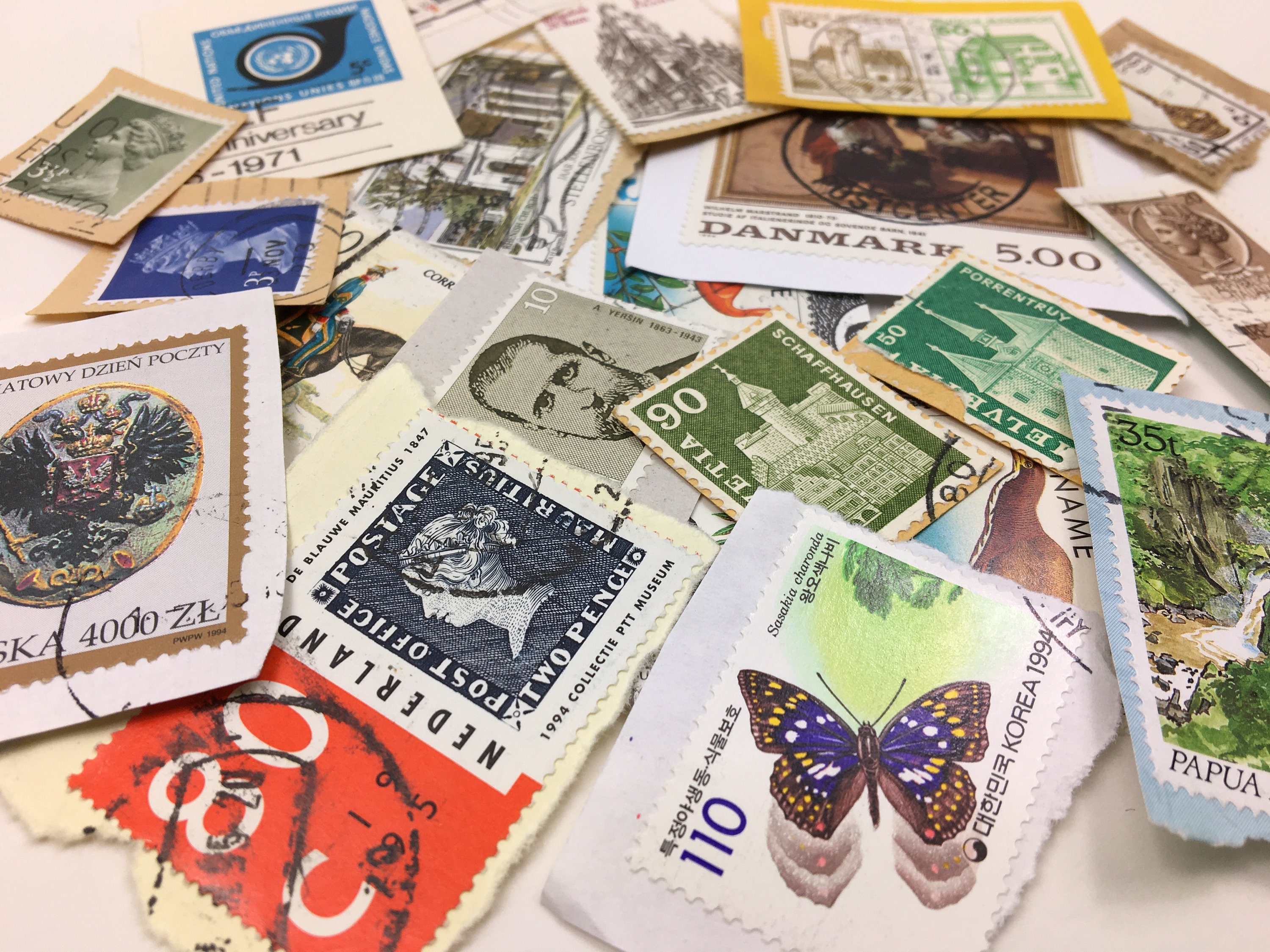 Vintage Postage Stamps Etsy