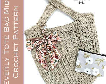 Crochet Everly Tote Bag Midi PATTERN (PDF)