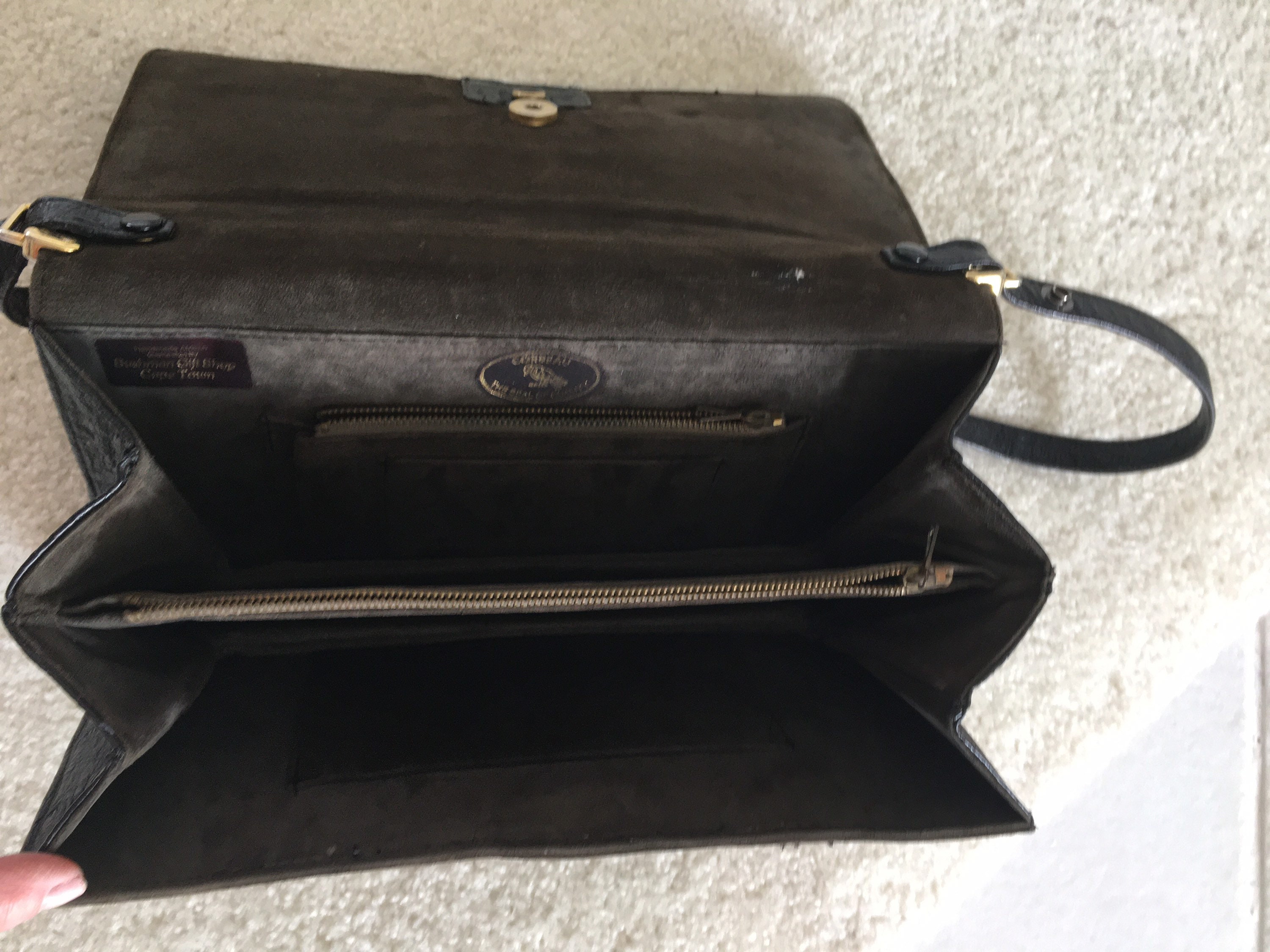 Genuine Ostrich Leather Purse W/adjustable Strap shoulder or Etsy Norway