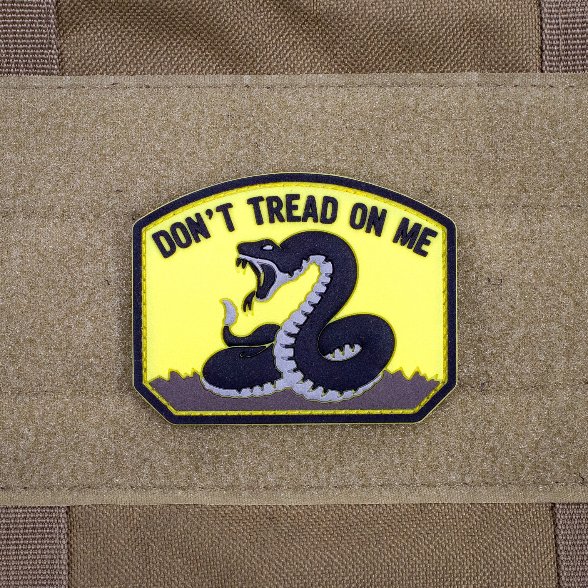 Tactical don't Tread on Me PVC Velcro Morale Patch -  New Zealand