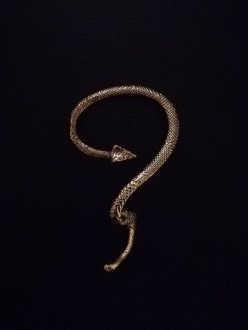 Snake style ear climber cuff earring