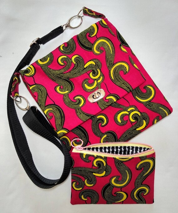 Cross body bag Coin purse Zipper pouch African print Etsy