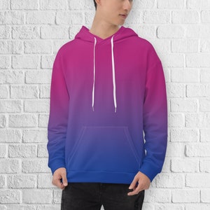 Purple ombre hoodie online
