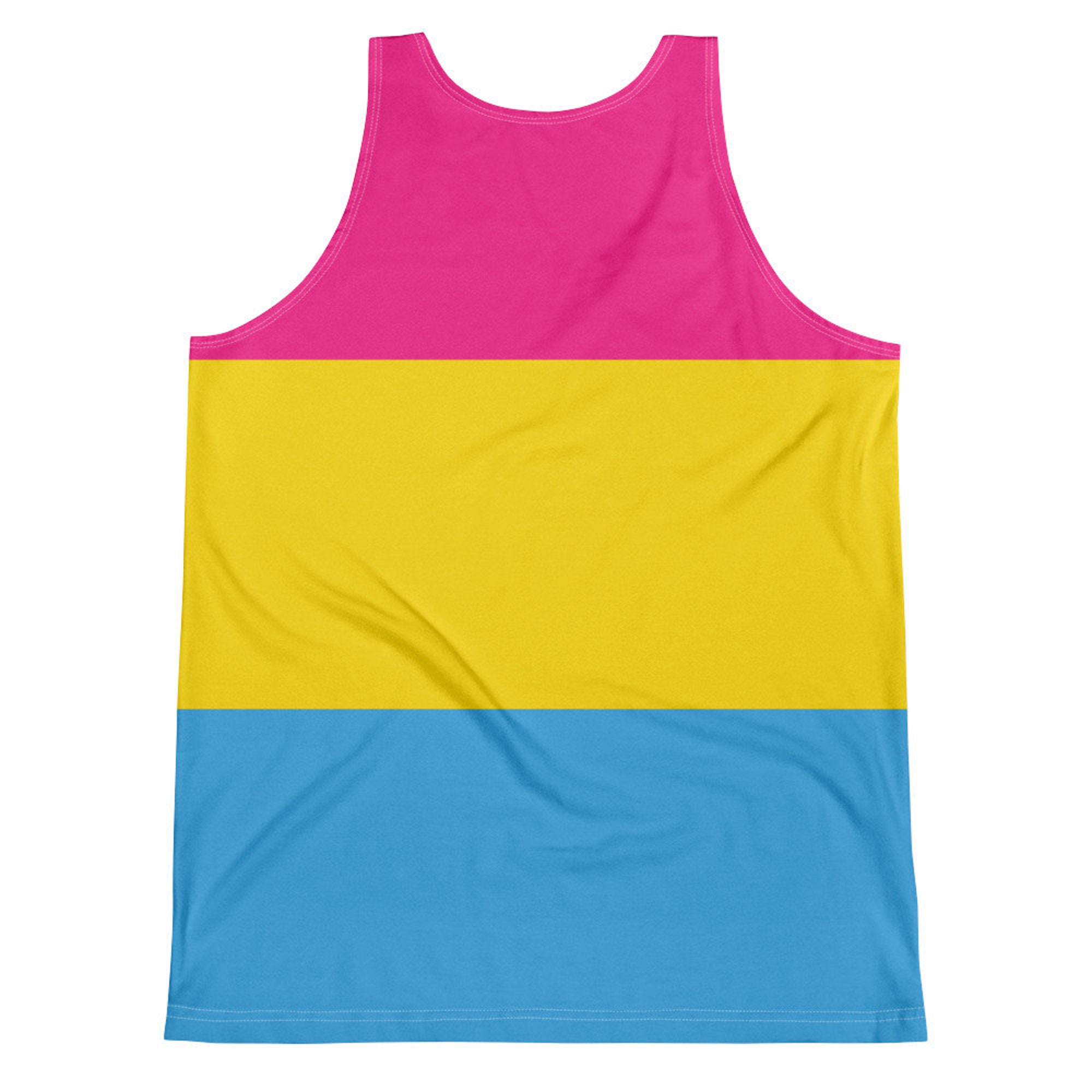 Pansexual Pride Flag All-Over Print Unisex Tank Top
