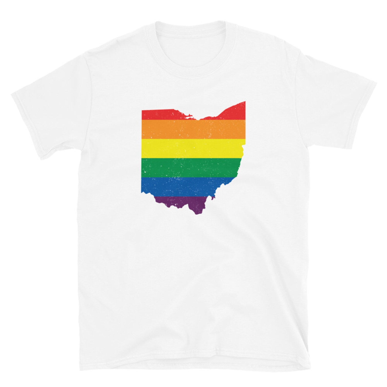 Trade Winds 3x5 Rainbow Pride Flag – State Of Ohio – Fade Resistant 100D Polyester