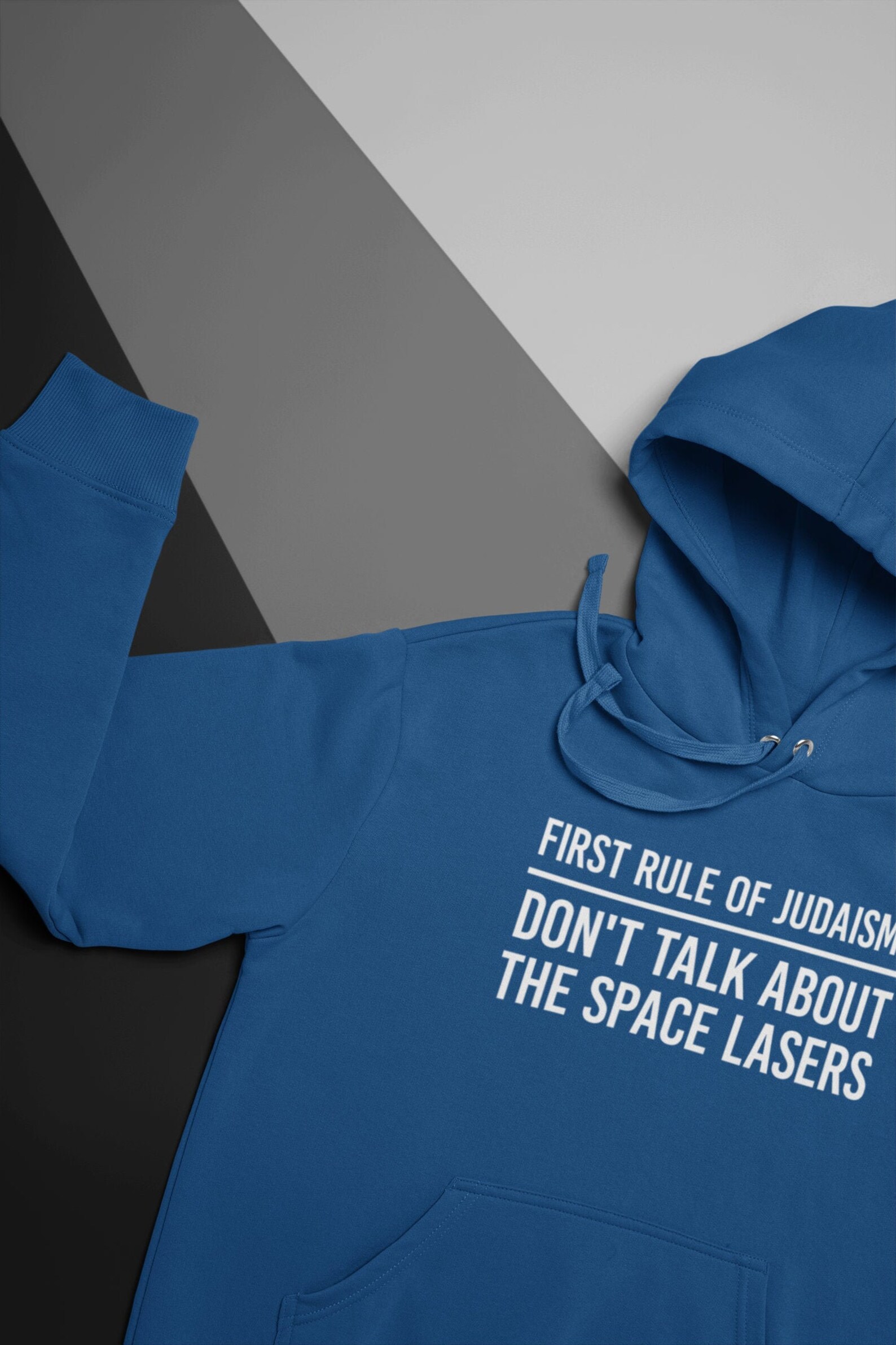 Funny Jewish Hoodie First Rule of Judaism Don't Talk Etsy