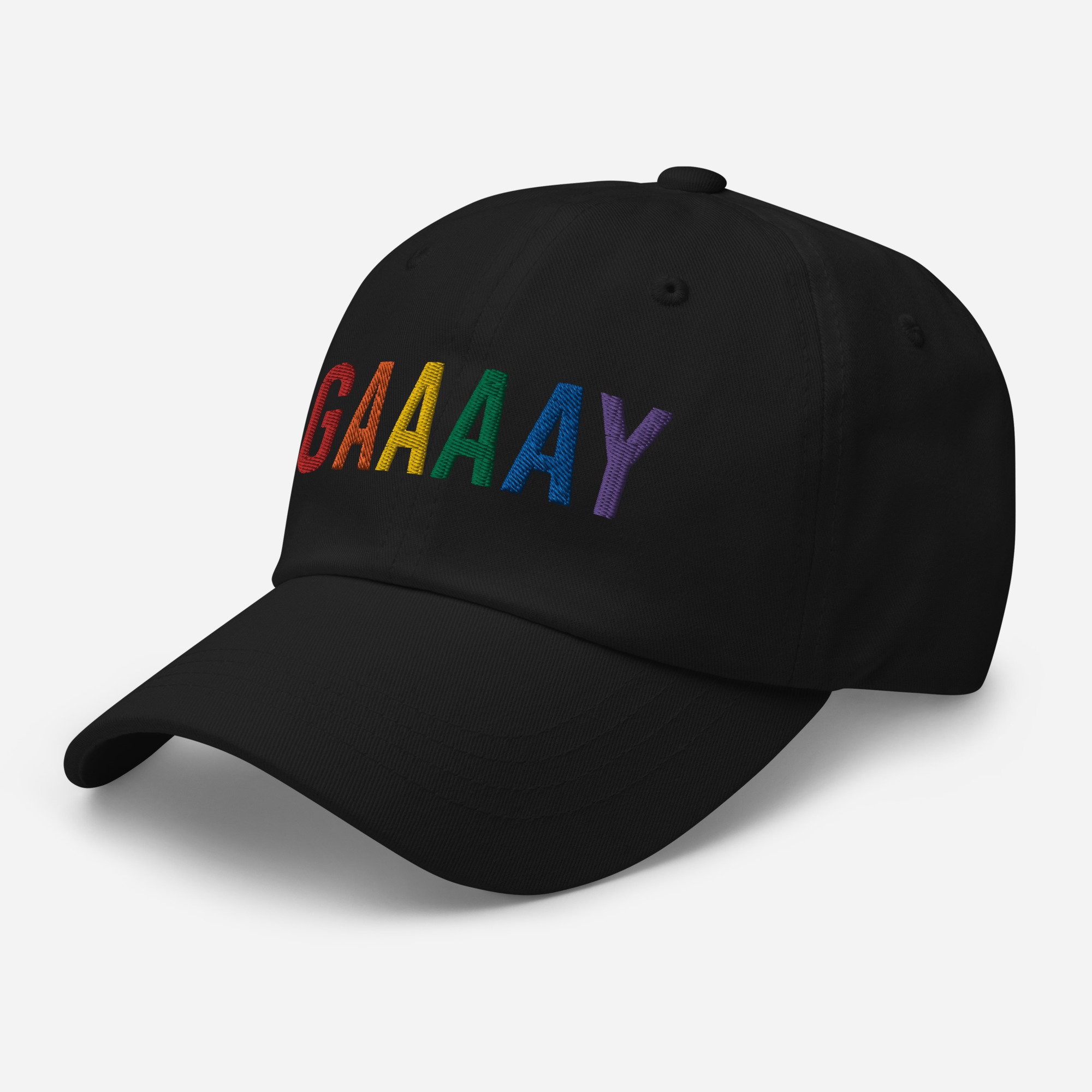 GAAAAY Baseball Hat - Rainbow - Embroidered - LGBTQ Gay Pride - Etsy