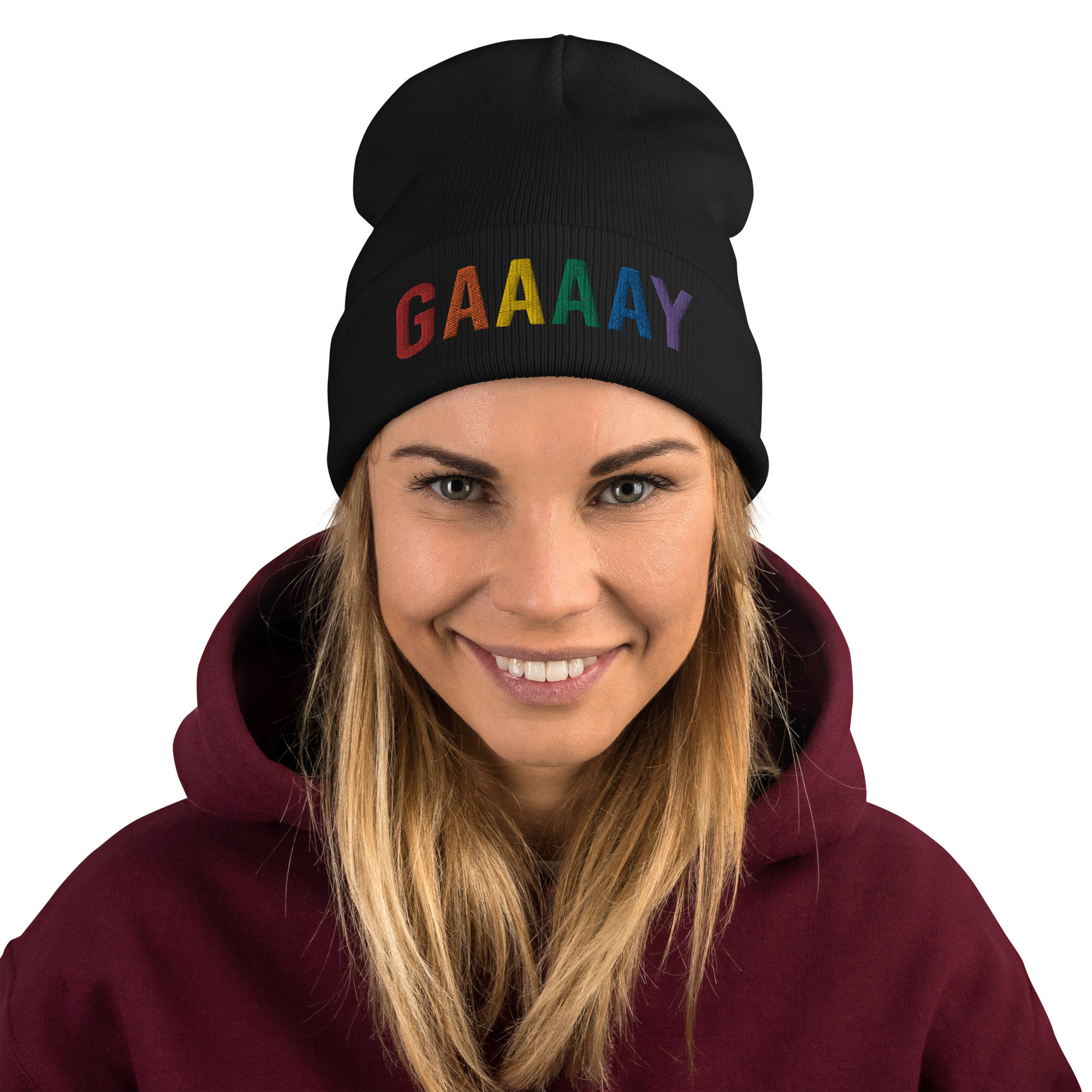 GAAAAY Beanie Hat - Gay Pride Rainbow - Lesbian - Twink - Bear - Etsy