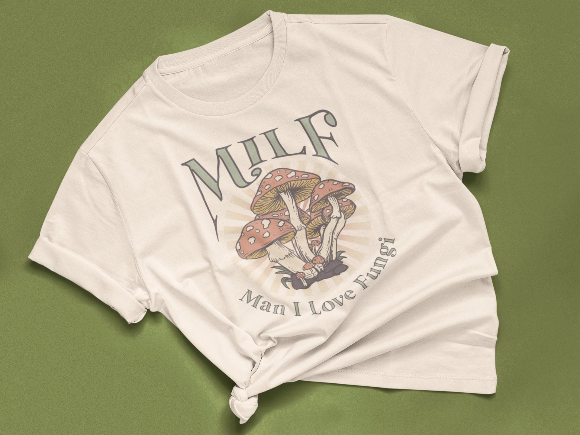 Tシャツ・カットソー [POT] Mushroom Collection T-shirt Analogie by Lil Legs Taupe Collection Boys Mushroom Short