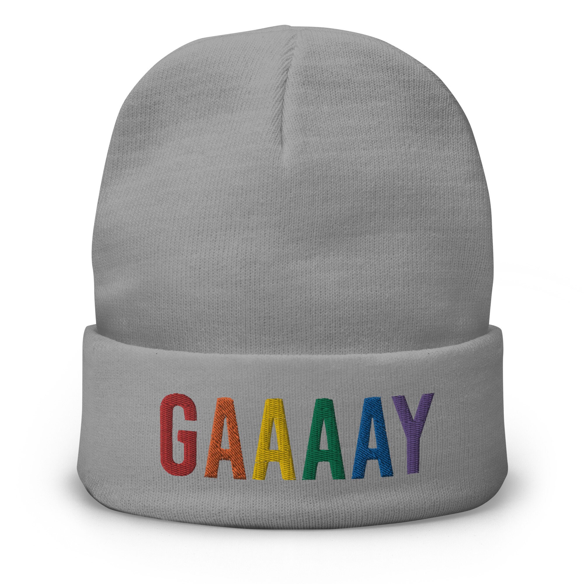GAAAAY Beanie Hat - Gay Pride Rainbow - Lesbian - Twink - Bear - Etsy