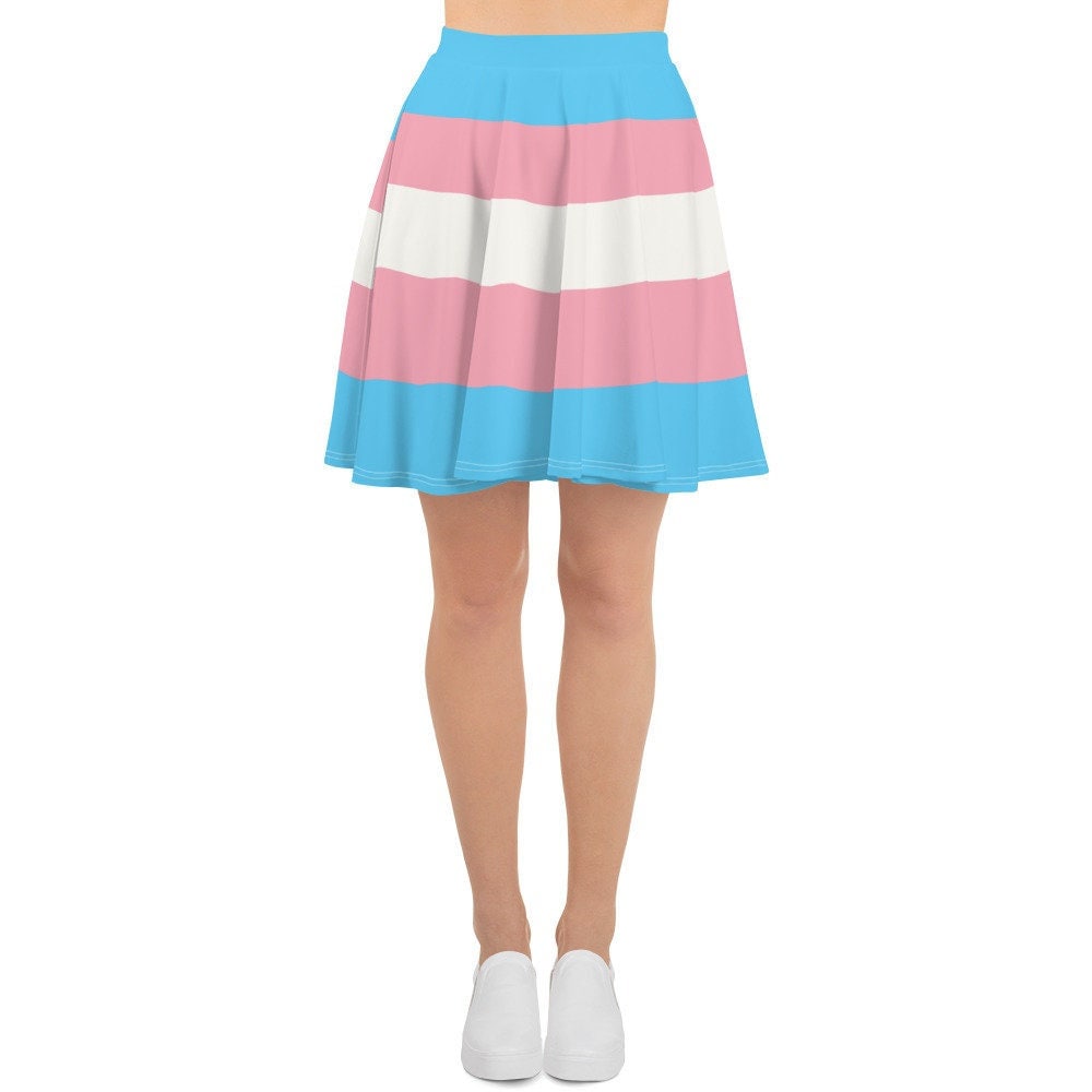 White full skater skirt cheap