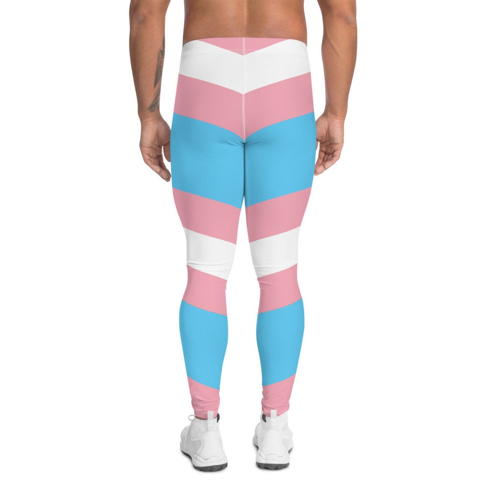 Gay Pride Leggings Rainbow Flag High Waist Yoga Mid Waist Standard