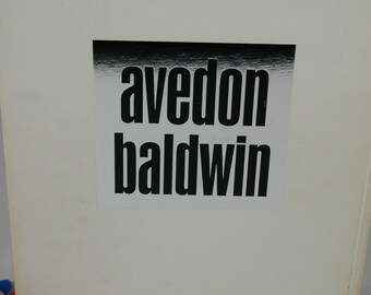 Richard Avedon and James Baldwin Photography Art Book