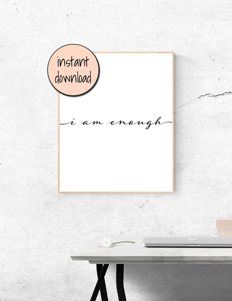 I am enough for myself quotes image