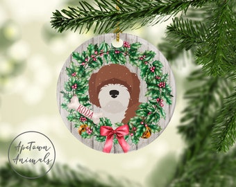 sheepadoodle ornament