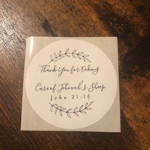 JW Elders Sticker/ JW Thank You Sticker/ English or Spanish