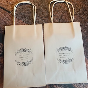 JW Pioneer Medium Bags/ White or Brown Kraft Bags/ JW Gift Bags/ English or Spanish