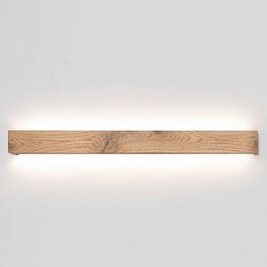 Mid century modern Wall decor Linear wooden Wall lamp SLIMPEACE Modern Rustic Wall lights High quality Handcrafted 100cm / 39,2
