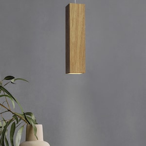 wooden hanging ceiling lamp STALACTICUS pendant lamp fixtures lights for kitchen island 30 cm