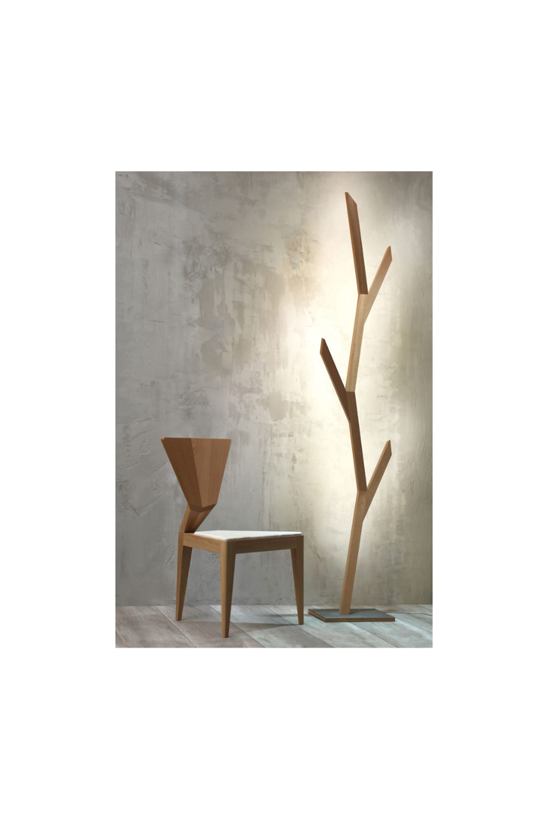 Floor Wood Lamp Steel Stand Tall Floor Lamp Loft FURY Hi-end ...