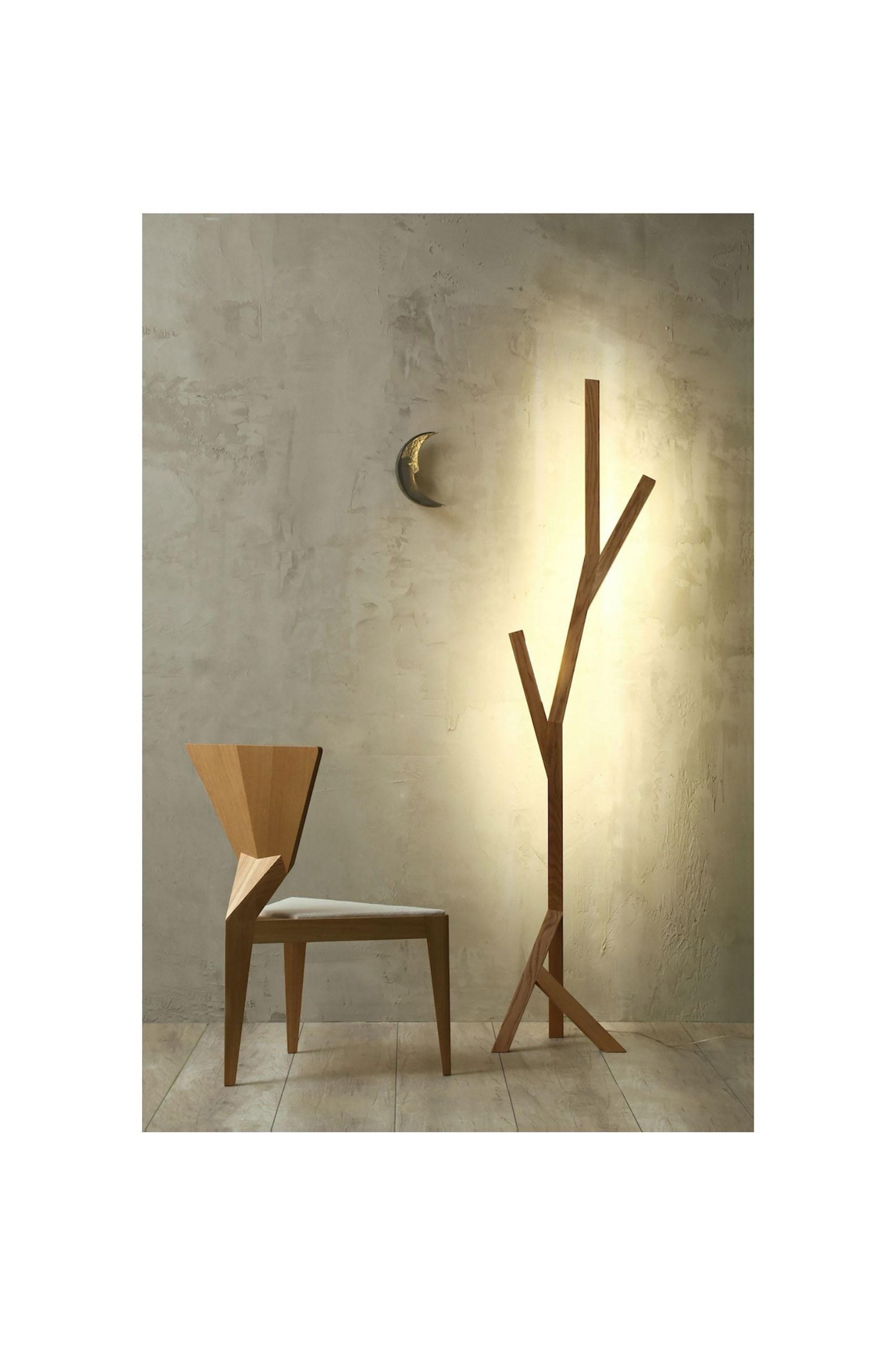 Floor Wood Lamp Wooden Root Stand Tall Floor Lamp Loft FIESTA High-end ...