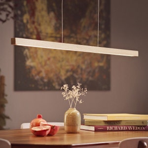 Handcrafted Solid Wood Pendant Lamp TINKY Dining Table Lighting