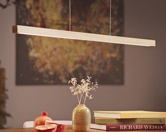 Handcrafted Solid Wood Pendant Lamp TINKY Dining Table Lighting