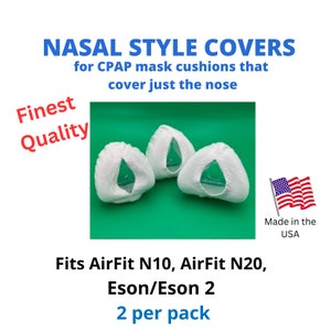 CPAP Airfit N10, AirFit N20, and Eson/Eson 2 Nasal Mask Cushion Cover / Liner