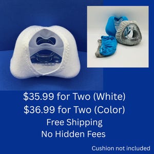 2 pk - Evora CPAP Cushion Covers / Liners - One  Size