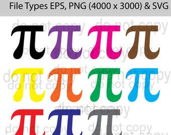 Pi Symbol svg, 3.14 Svg, Pi Day Svg, Math Teacher Gift, Digital Download Sublimation PNG & SVG Cricut, pi Clipart, Digital Download