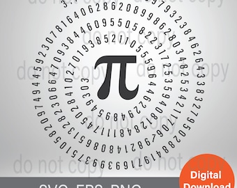 Feliz día de Pi SVG, 3.14 svg, Pi day SVG, Pi day Shirt SVG, Pi day Swirl Svg