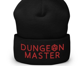 Unisex Fashion Beanie Knitting Hat Warm Hedging Cap Dungeons and Dragons Logo