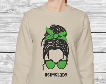 Sims Lady, Simmer Lady Sudadera unisex, Regalo para los Sims Lover, Simmers, Gamers
