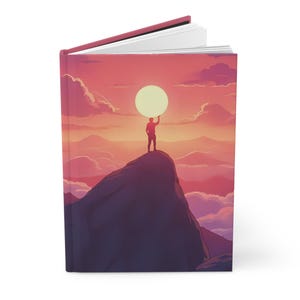 Inspirational Hardcover Journal | Matte Finish | Perfect Gift for Creatives, Students, and More, Goal Setting, Note Taking, Motivational