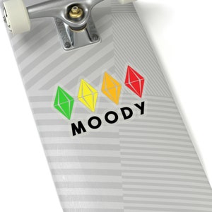 Moody Sims Kiss-Cut Stickers, For indoor use not waterproof image 8