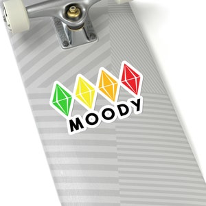 Moody Sims Kiss-Cut Stickers, For indoor use not waterproof image 9
