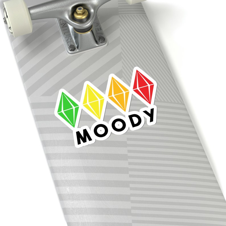 Moody Sims Kiss-Cut Stickers, For indoor use not waterproof image 9
