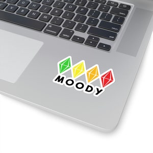 Moody Sims Kiss-Cut Stickers, For indoor use not waterproof image 6