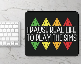 Hago una pausa en la vida real para jugar a la alfombrilla de ratón para juegos de Los Sims, el regalo perfecto para los fans y jugadores de Los Sims