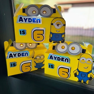 Minion theme Goodie bags