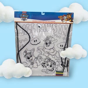 Paw Patrol DIY treat bags (LARGE drawstring)