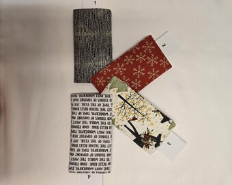 Fabric Eyeglass Case: Soft Padded Sunglass Pouch