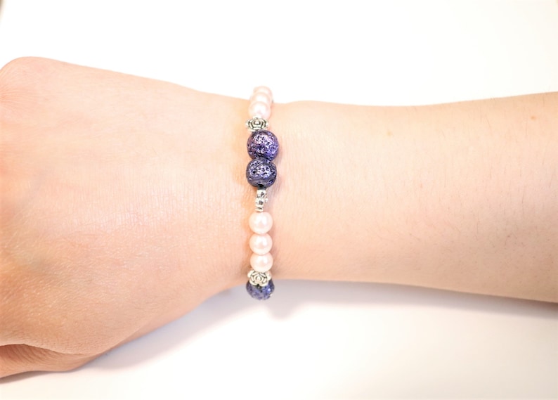 lava bracelet oil diffuser bracelet Purple lava stone bracelet lava bead bracelet lava stone bracelet essential oil bracelet lava bead