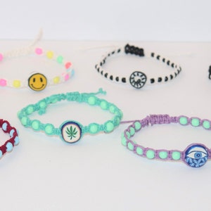 Colorful Hemp Bracelets, Hemp Bracelets, Adjustable Hemp Bracelets, Woven Hemp Jewelry, Beaded Hemp Bracelets, Unisex Hemp Bracelets, Boho